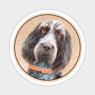 Spinone Italiano Painting - Cute Original Dog Art Magnet